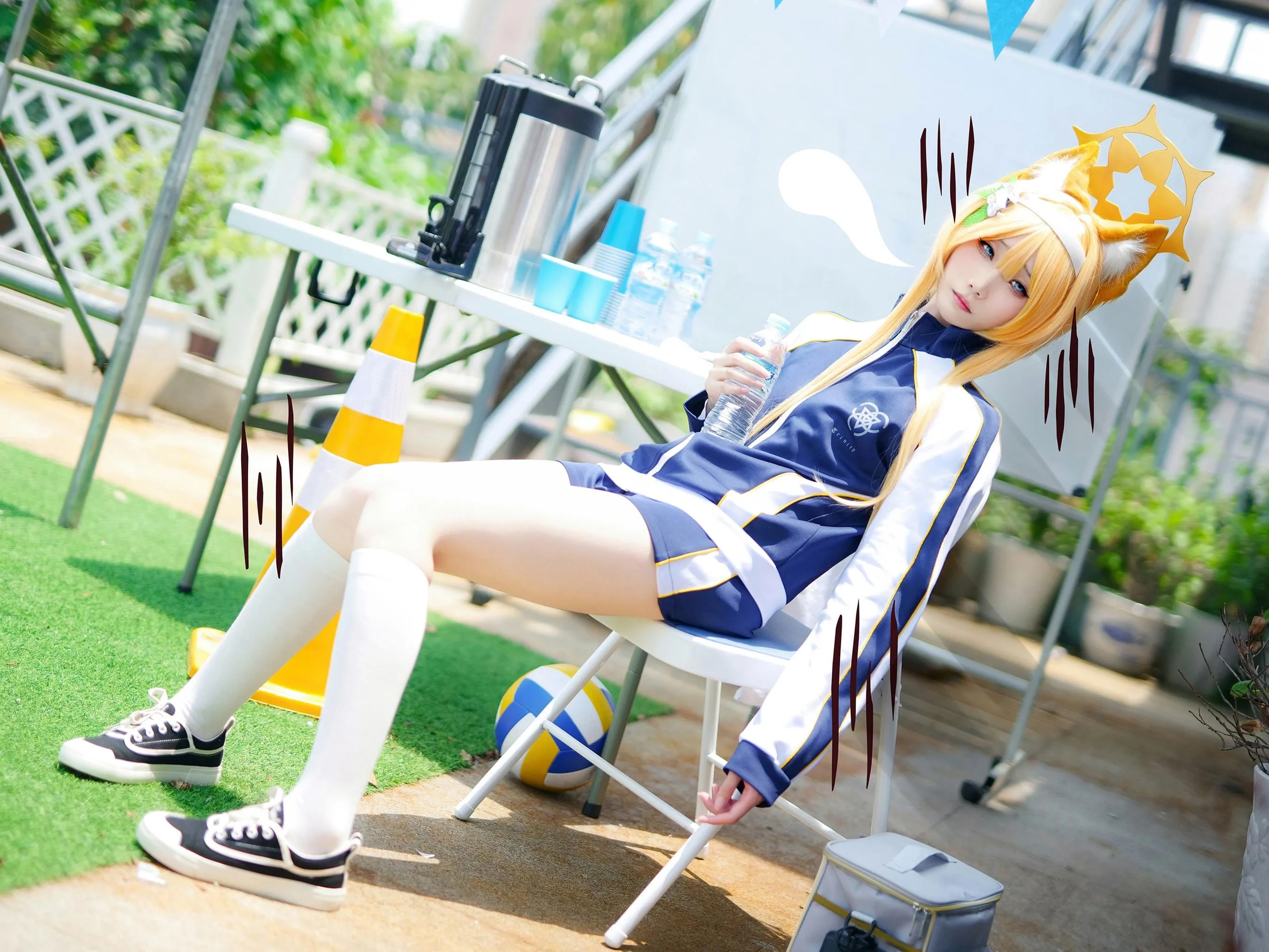 曉美媽 – NO.32 Blue Archive 伊落（体操服） [61P]插图2